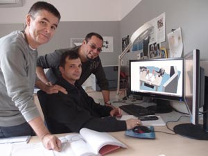 IST Austria postdoc Alejandro Pernía-Andrade and Professor Peter Jonas Todor Asenov